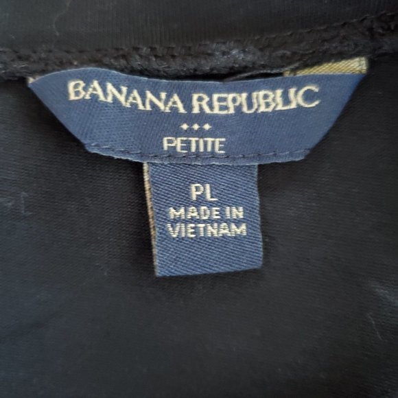 Banana Republic Petite (Petite Large black blouse) - Picture 5 of 8